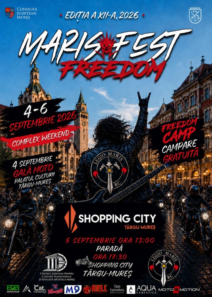 Afiș concert Amprenta la Maris Freedom Fest – Complex Weekend, Târgu Mureș